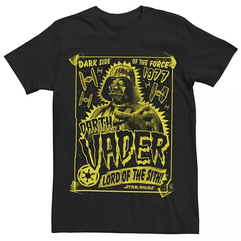 Men's Star Wars Darth Vader Retro Poster Style Tee,  Product Image