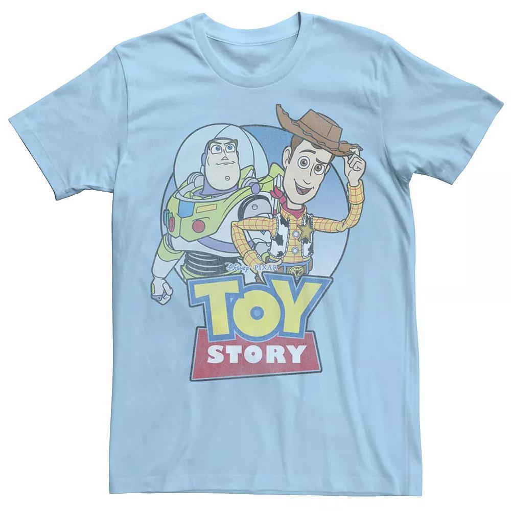 Disney / Pixars Toy Story Buzz Lightyear & Woody Mens Movie Logo Tee Product Image