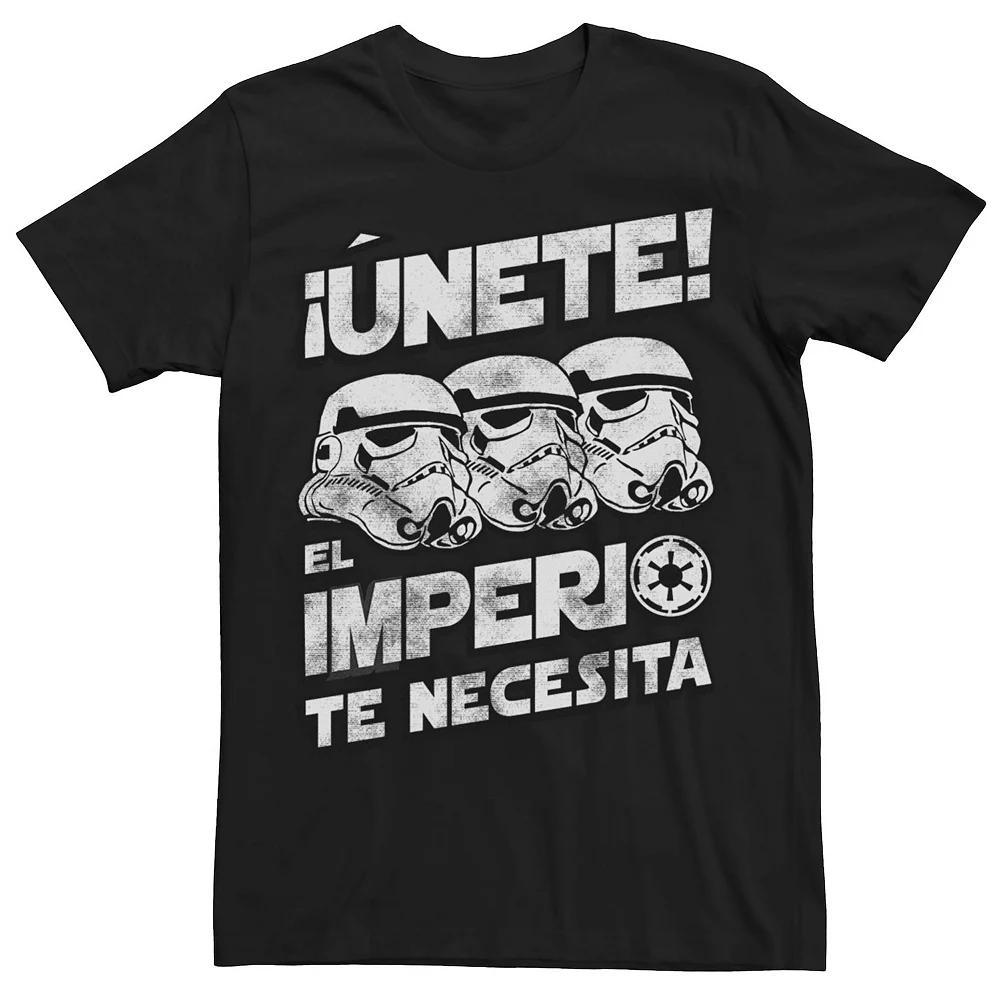 Men's Star Wars El Imperio Te Necesita Stormtrooper Tee, Size: 3XL, Grey Heather Product Image