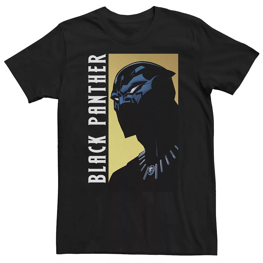 Big & Tall Marvel Black Panther Character Profile Intro Tee, Men's,  Product Image