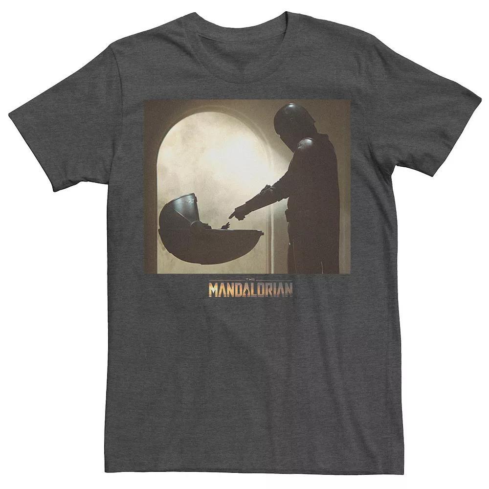 Men's Star Wars The Mandalorian The Child aka Baby Yoda Scene Logo Tee,  Product Image
