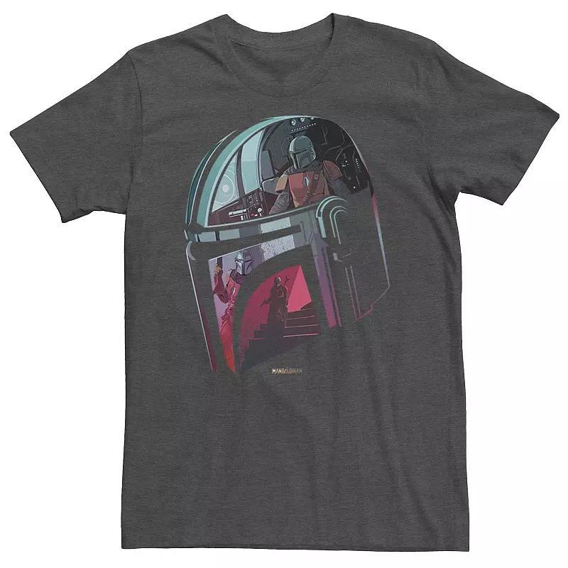 Big & Tall Star Wars The Mandalorian IG-11 Self-Destruct Overlay Tee, Men's, Size: 4XLT, Black Product Image