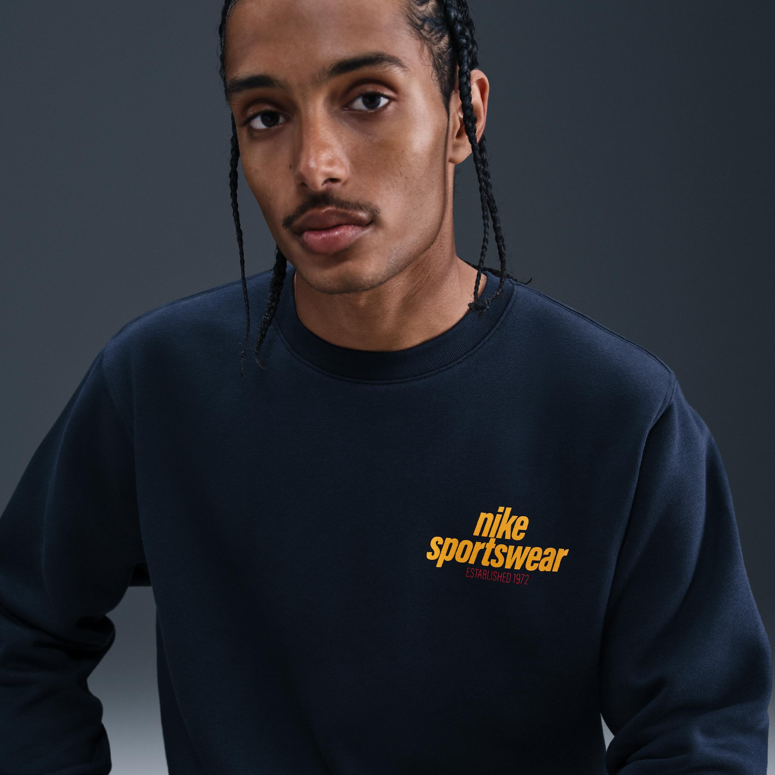 Nike Mens Club Fleece Crew | HJ2173-480 Product Image