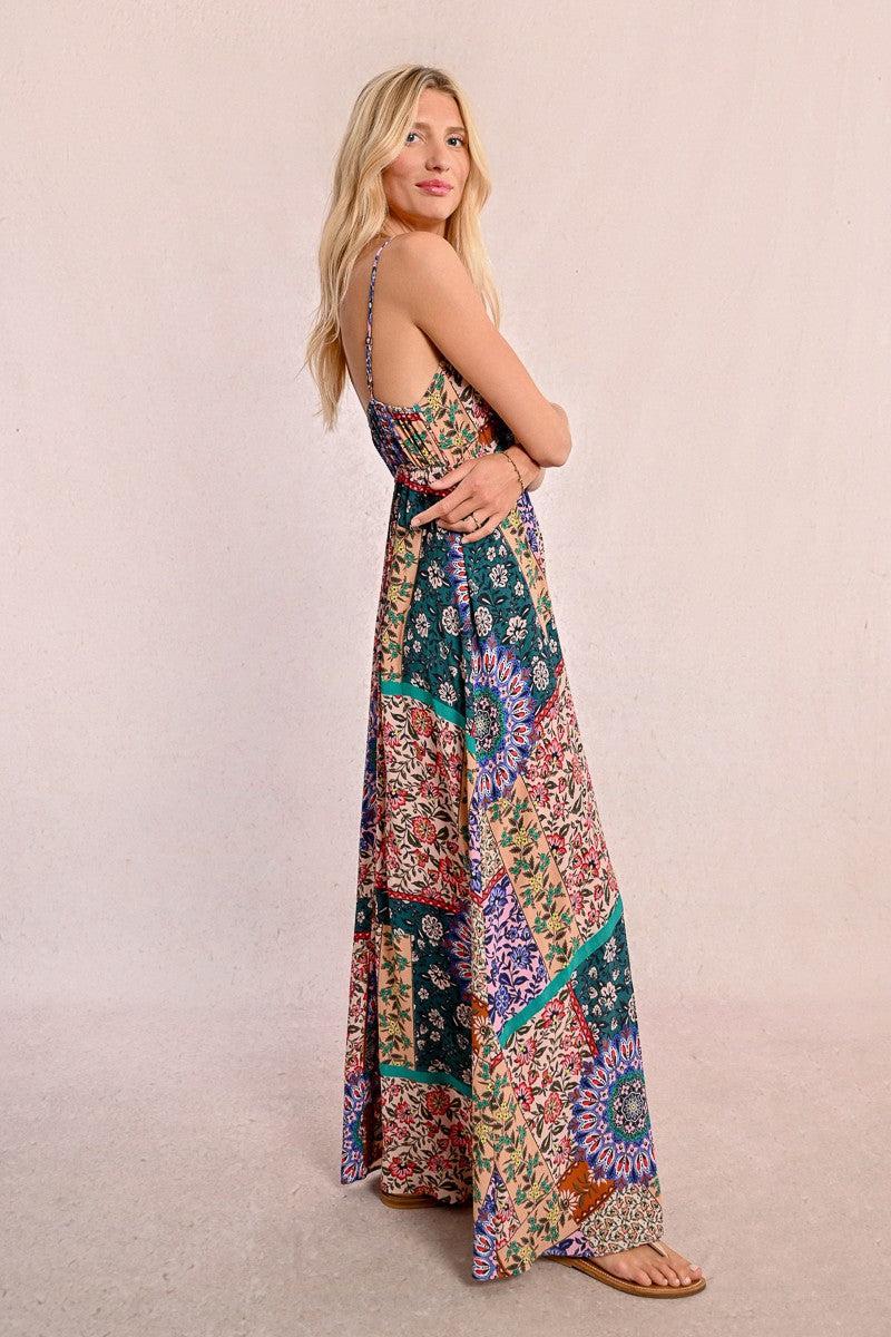 LONG PRINTED DRESS Product Image