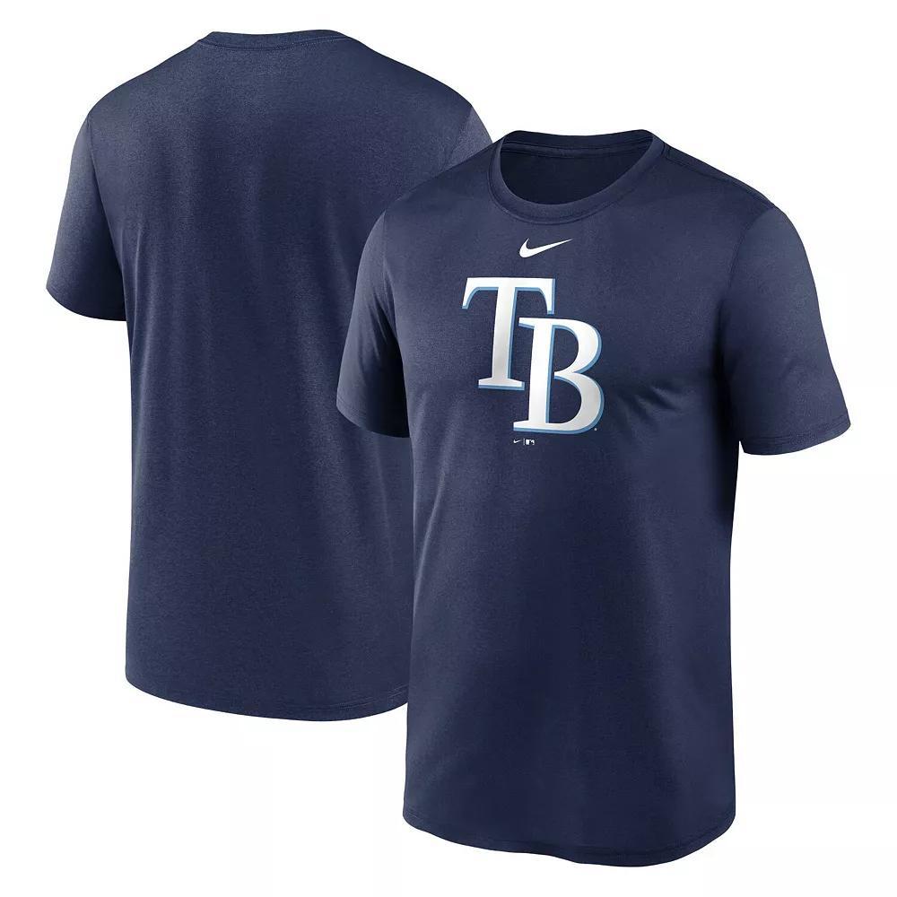 Men's Nike Navy Tampa Bay Rays New Legend Logo T-Shirt, Size: Small, Blue Product Image