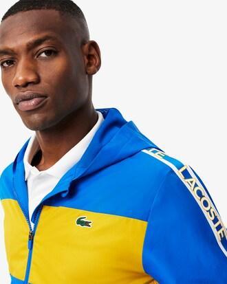 Colour-Block Logo Stripe Tennis Jacket Product Image