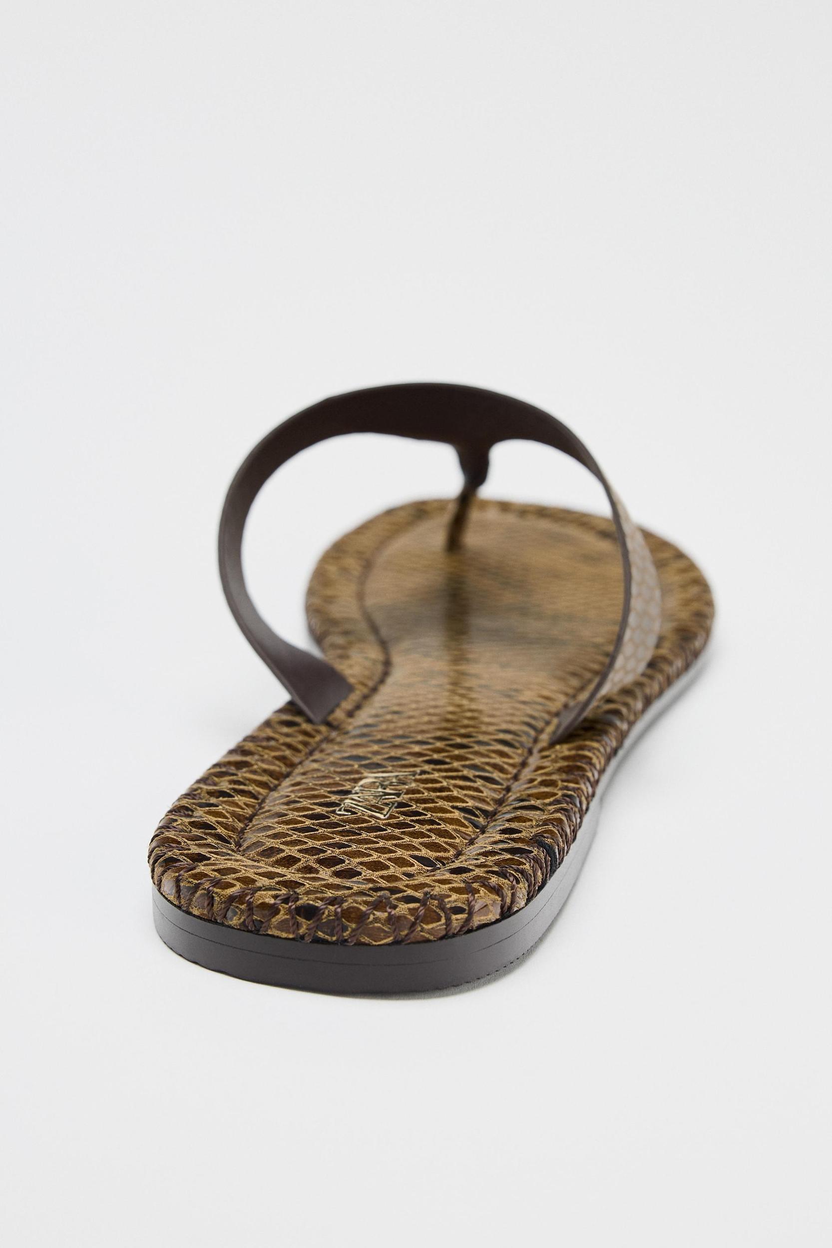 ANIMAL PRINT SANDALS Product Image