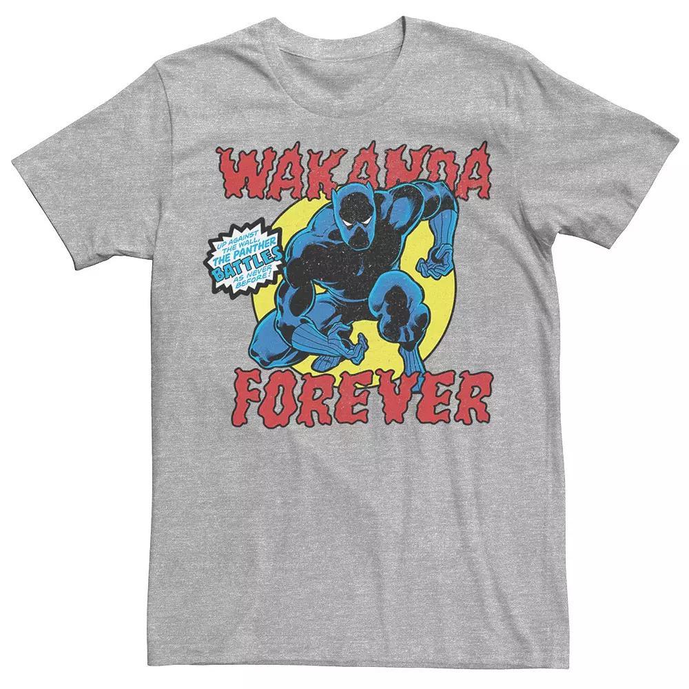 Men's Marvel Black Panther Vintage Battle Pose Graphic Tee,  Product Image