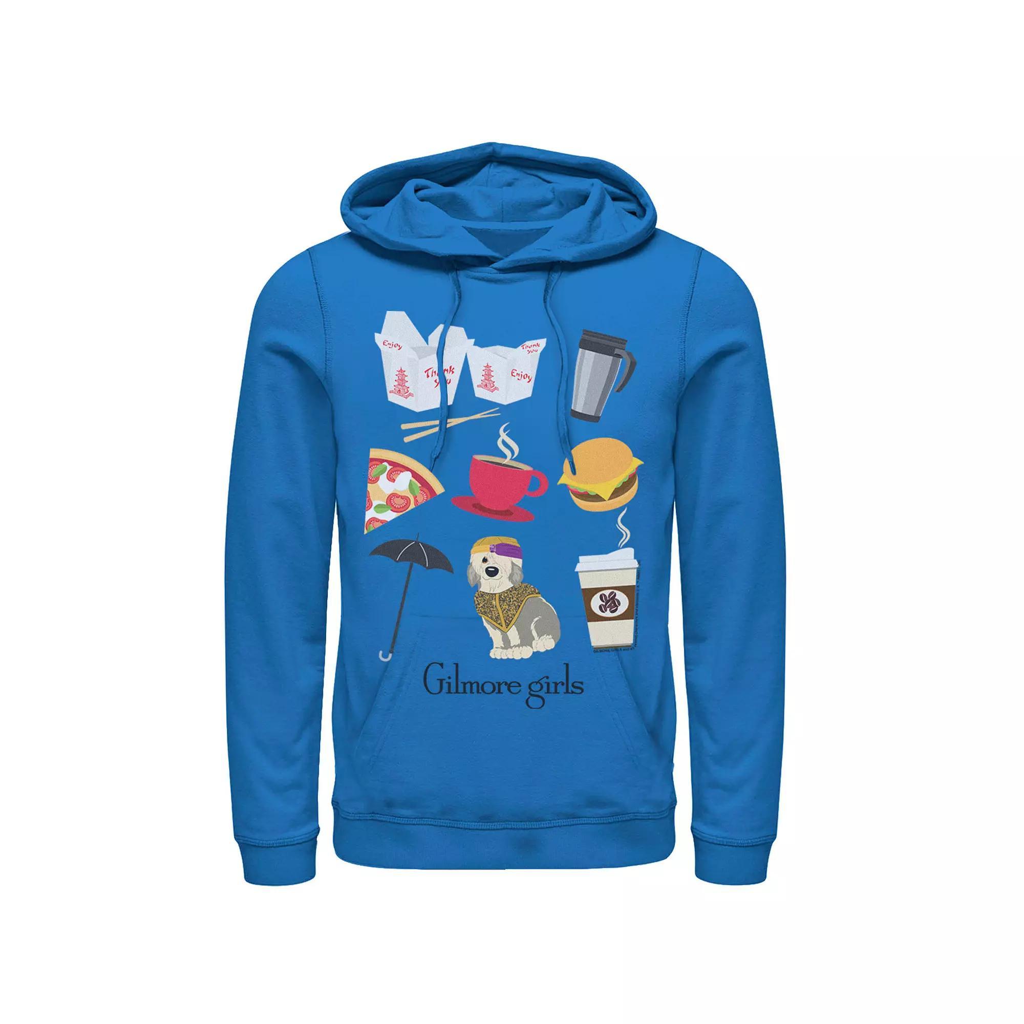 Men's Gilmore Girls Icons Hoodie, Size: 3XL, Royal Product Image