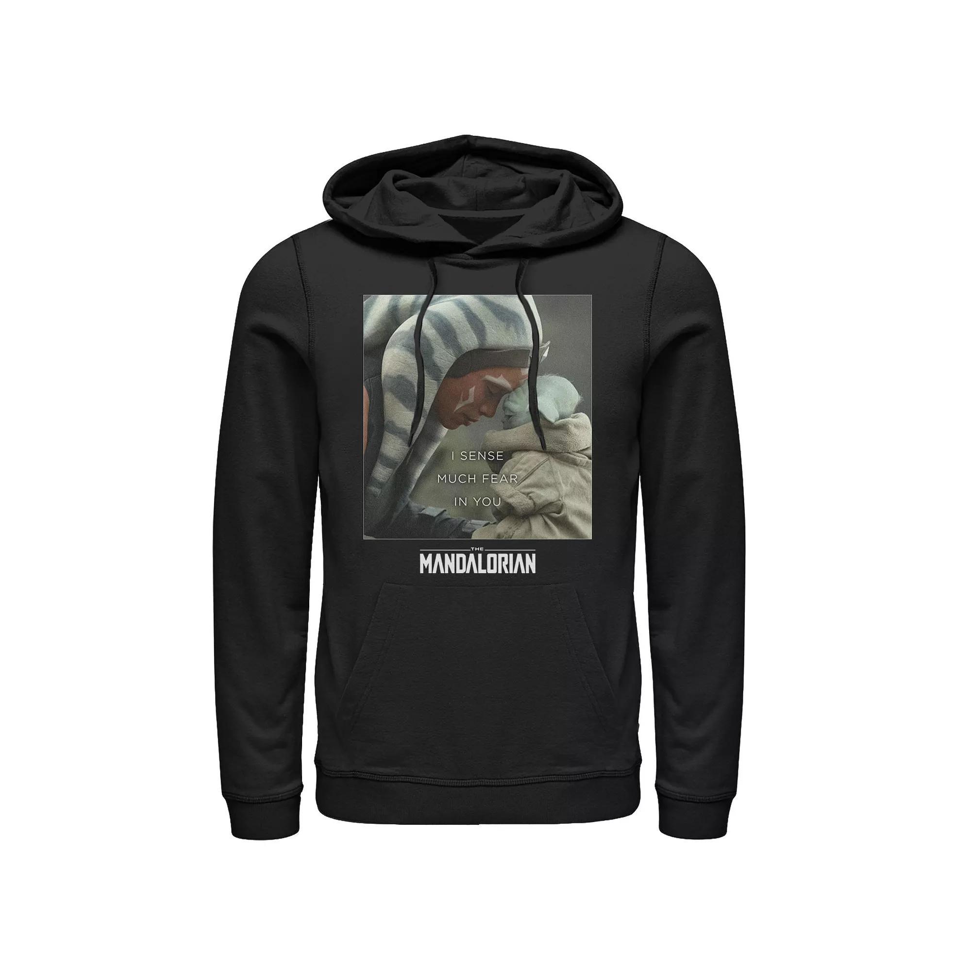 Men's Star Wars The Mandalorian Ahsoka Tano And The Child Poster Hoodie,  Product Image