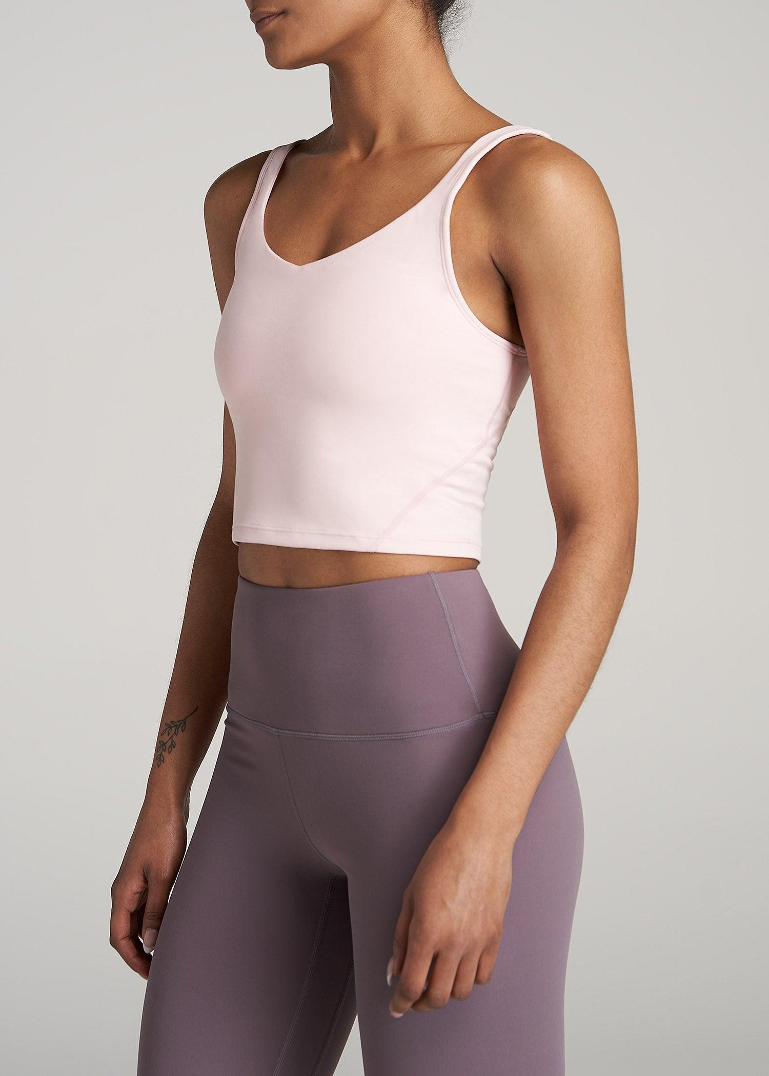 Balance Tank Top for Tall Women in Hush Pink Female Product Image