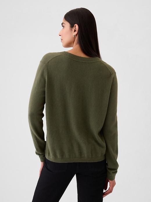 CashSoft V-Neck Sweater Product Image