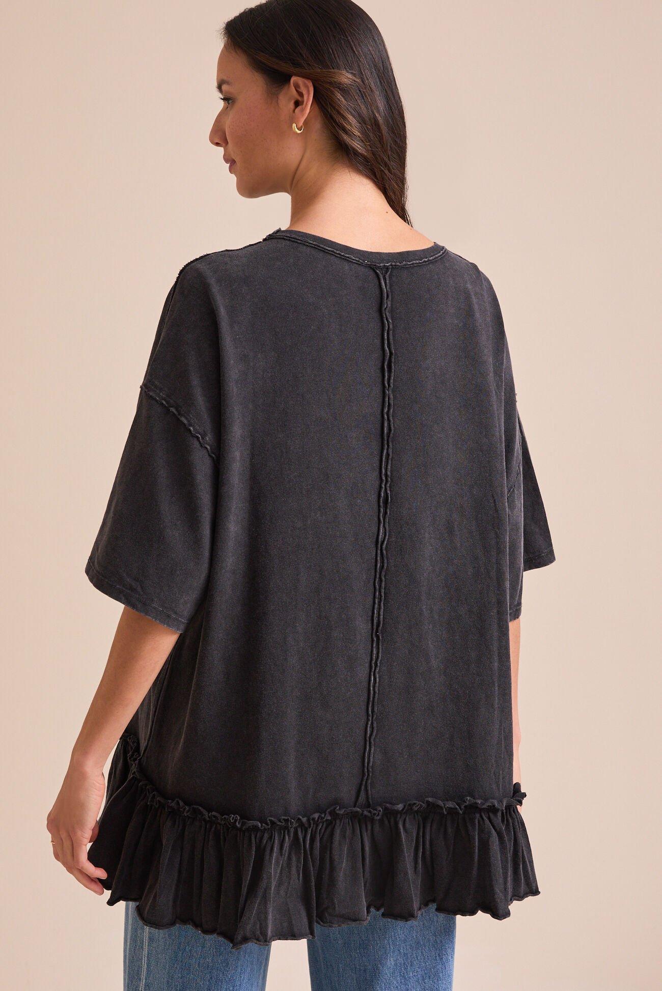 Erin Ruffle Tunic Top Product Image