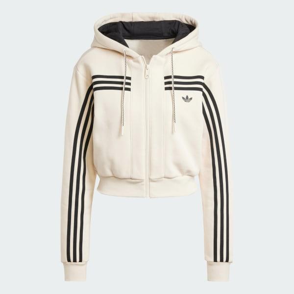 70s Short Full Zip Fleece Hoodie Product Image