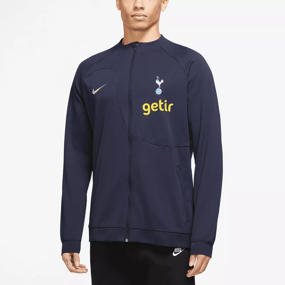 Men's Nike  Navy Tottenham Hotspur Academy Pro Anthem Raglan Performance Full-Zip Jacket, Size: Medium, Tot Blue Product Image