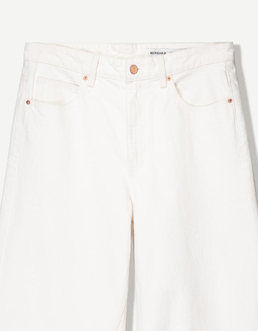 Baggy denim Bermuda shorts Product Image