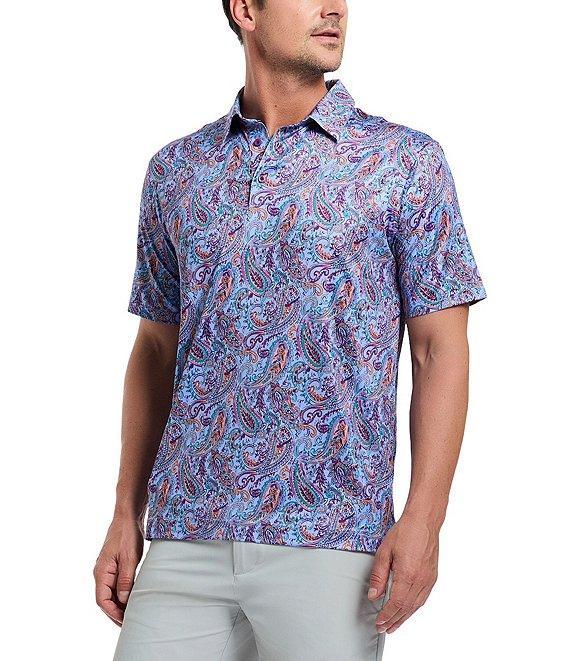 Robert Graham Matos Performance Stretch Short Sleeve Polo Shirt Product Image
