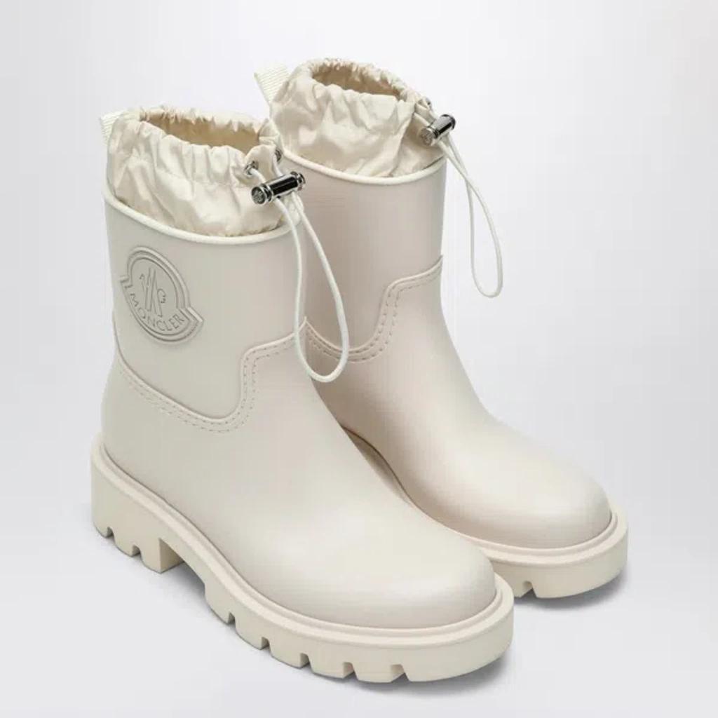 MONCLER Kickstream Rain Boots In White Product Image