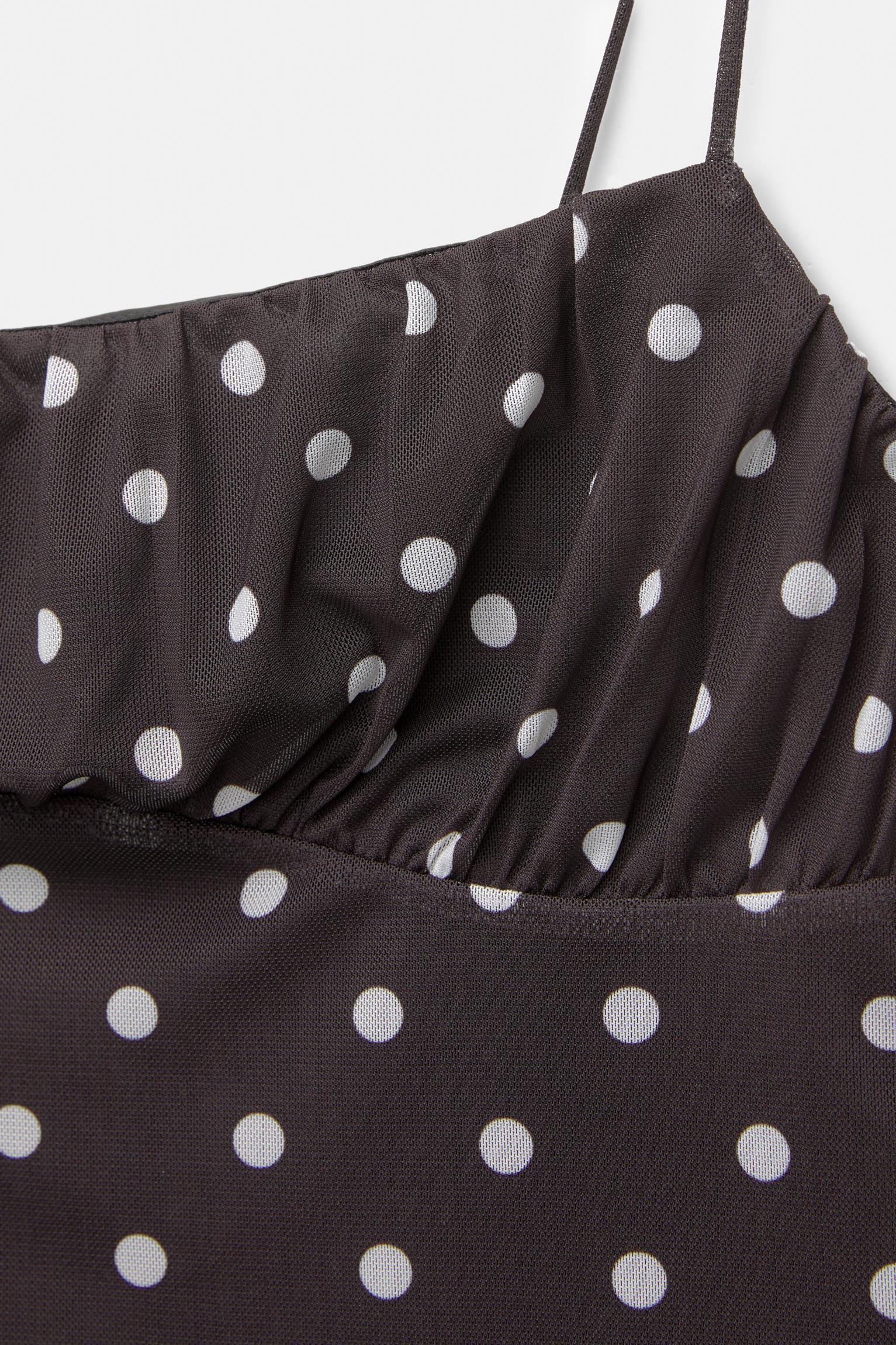 Strappy polka dot top Product Image