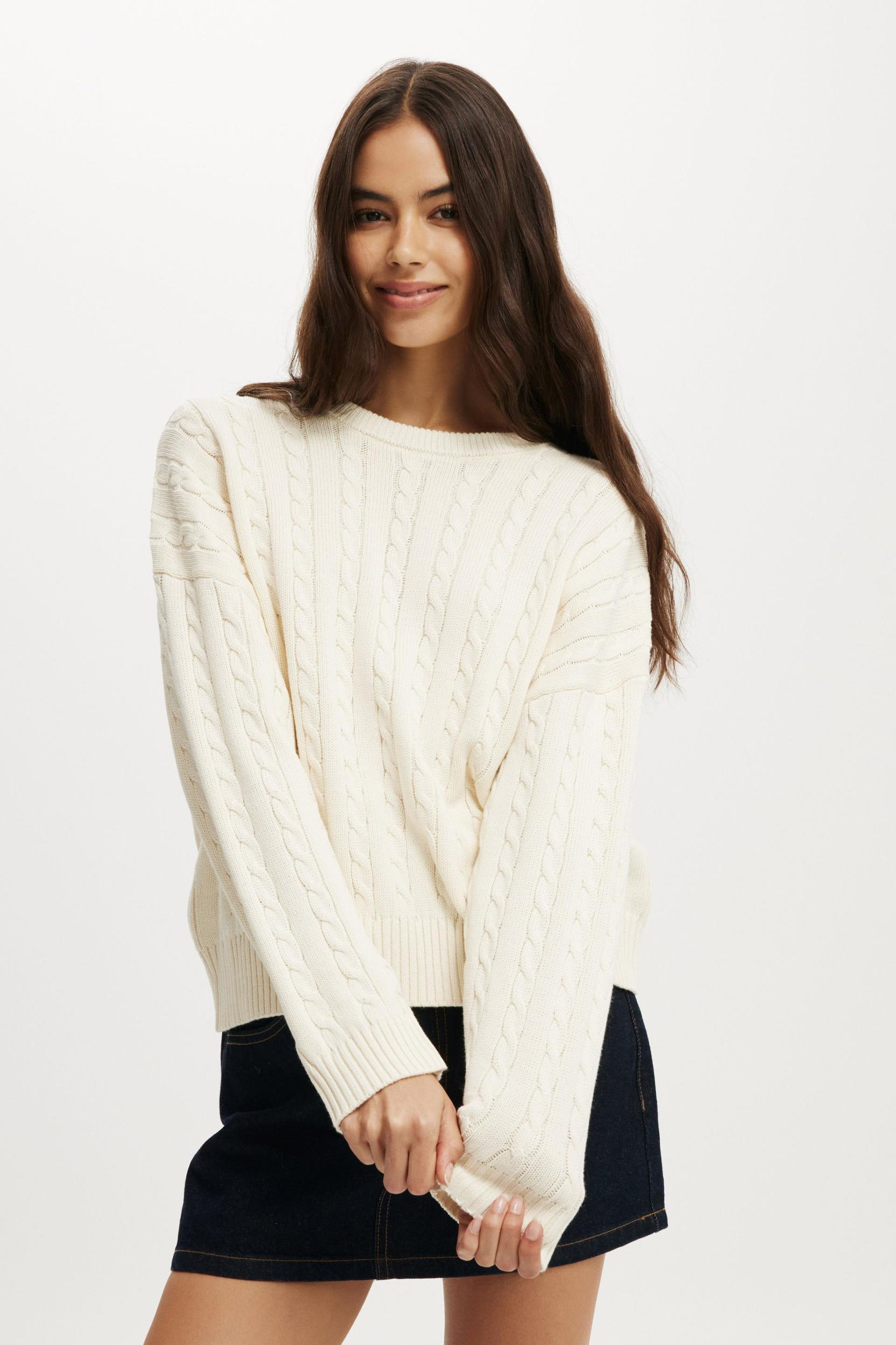 Cotton Crew Neck Pullover Product Image