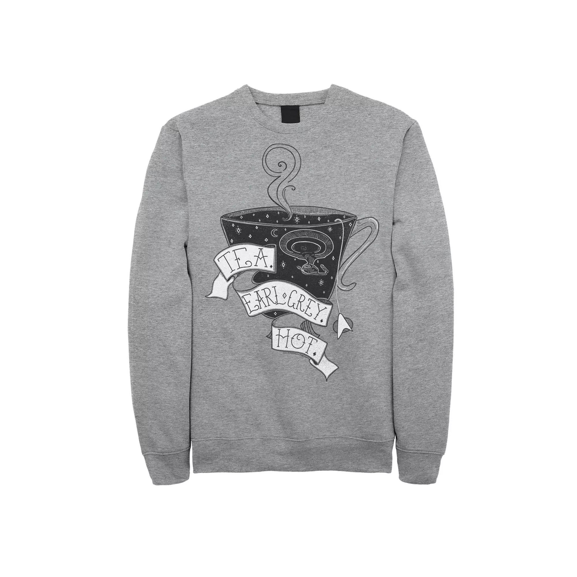 Men's Star Trek Next Generation Earl Grey Drawing Sweatshirt,  Product Image