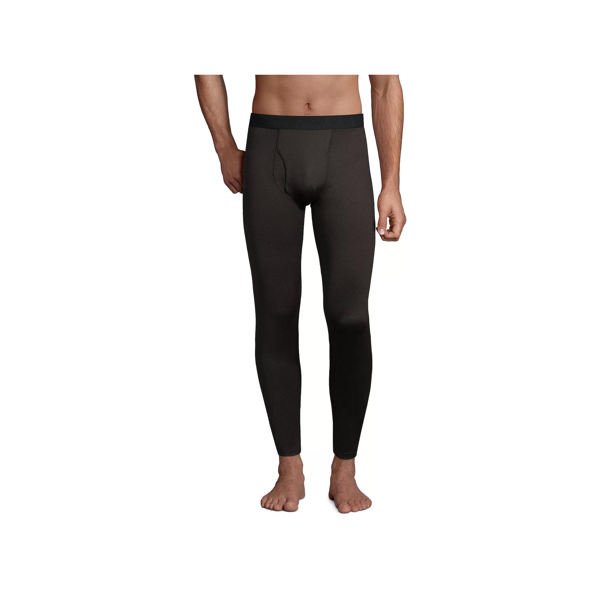 Men's Lands' End Stretch Thermaskin Long Underwear Base Layer Pants, Size: Small, Deep  Blue Product Image