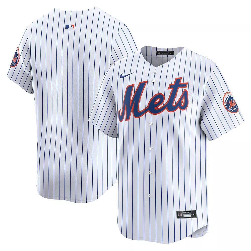 Men's Nike White New York Mets Home Limited Jersey, Size: Small Product Image
