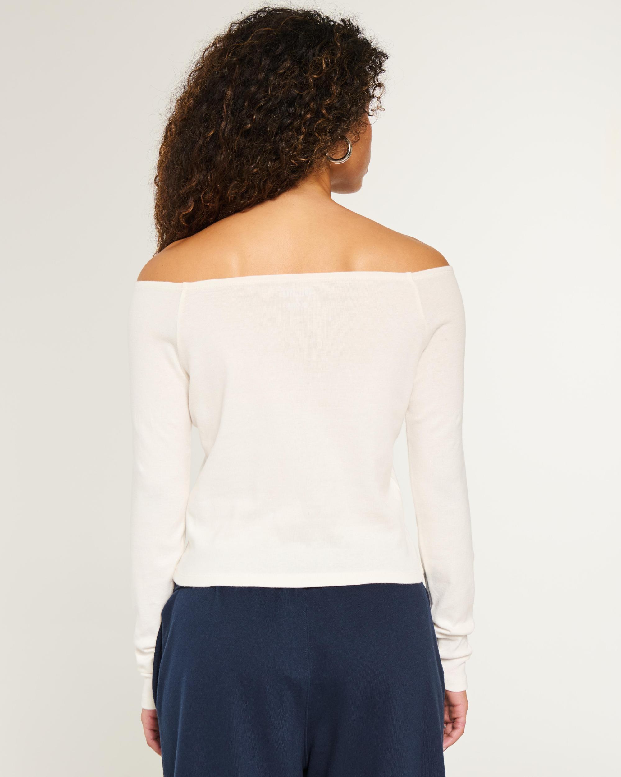 Easy New York Graphic Off-the-Shoulder Top Product Image