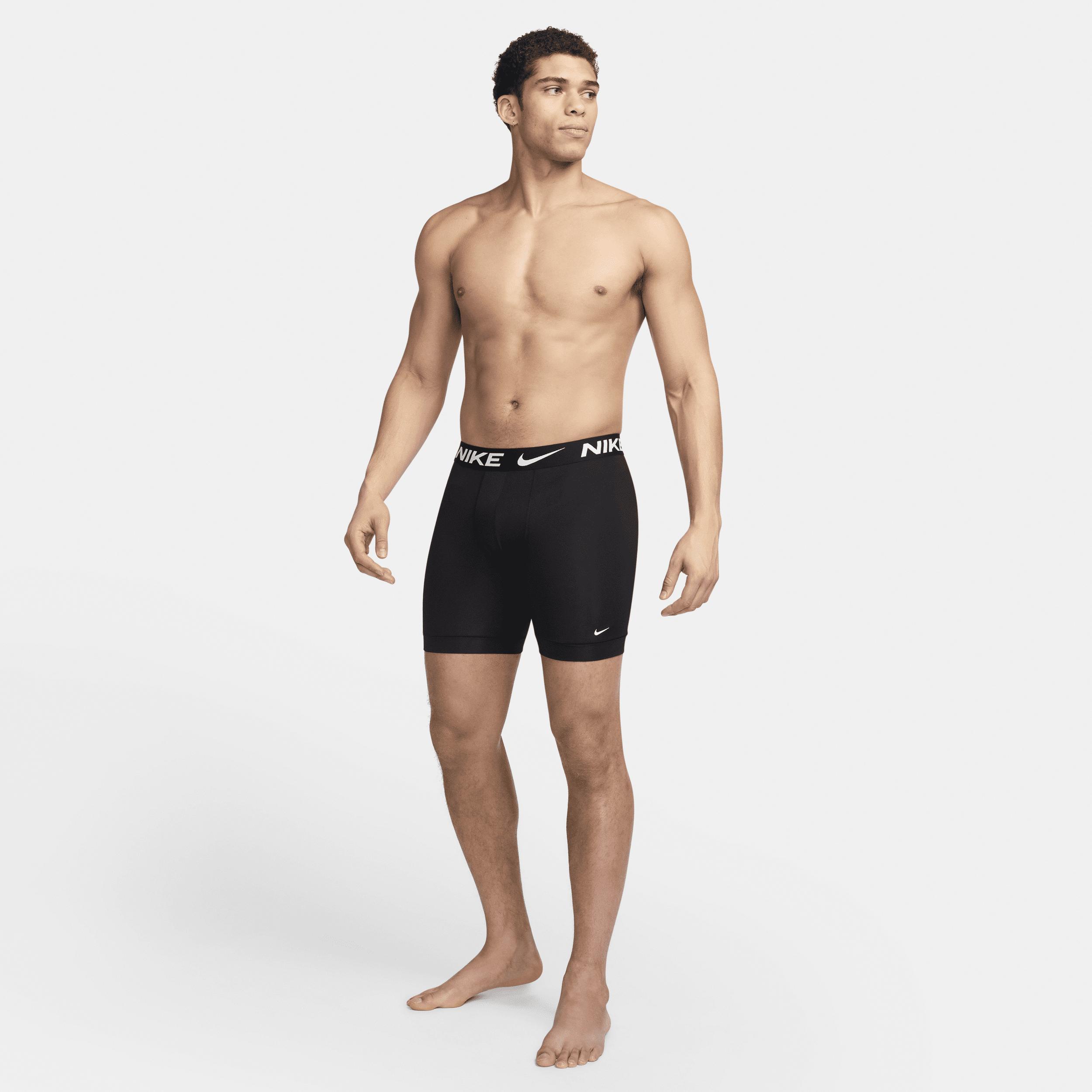 Nike Men's Dri-FIT Essential Micro Long Boxer Briefs (3-Pack) Product Image