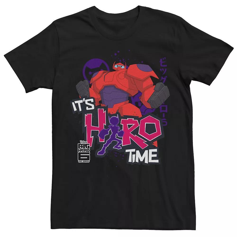 Disney's Big Hero 6 TV Series Baymax Men's Hero Time Tee, Size: XL, Black Product Image