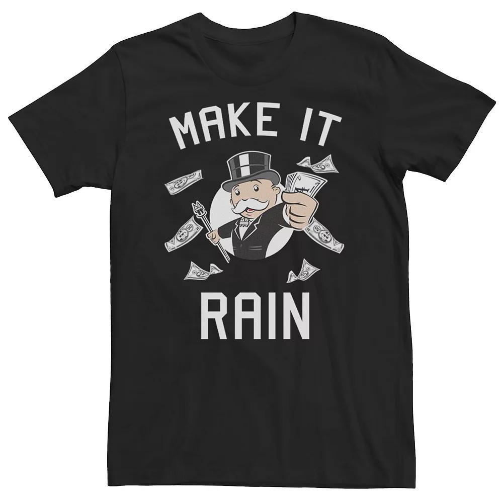 Big & Tall Monopoly Make It Rain Tee, Men's, Size: 4XLT, Black Product Image