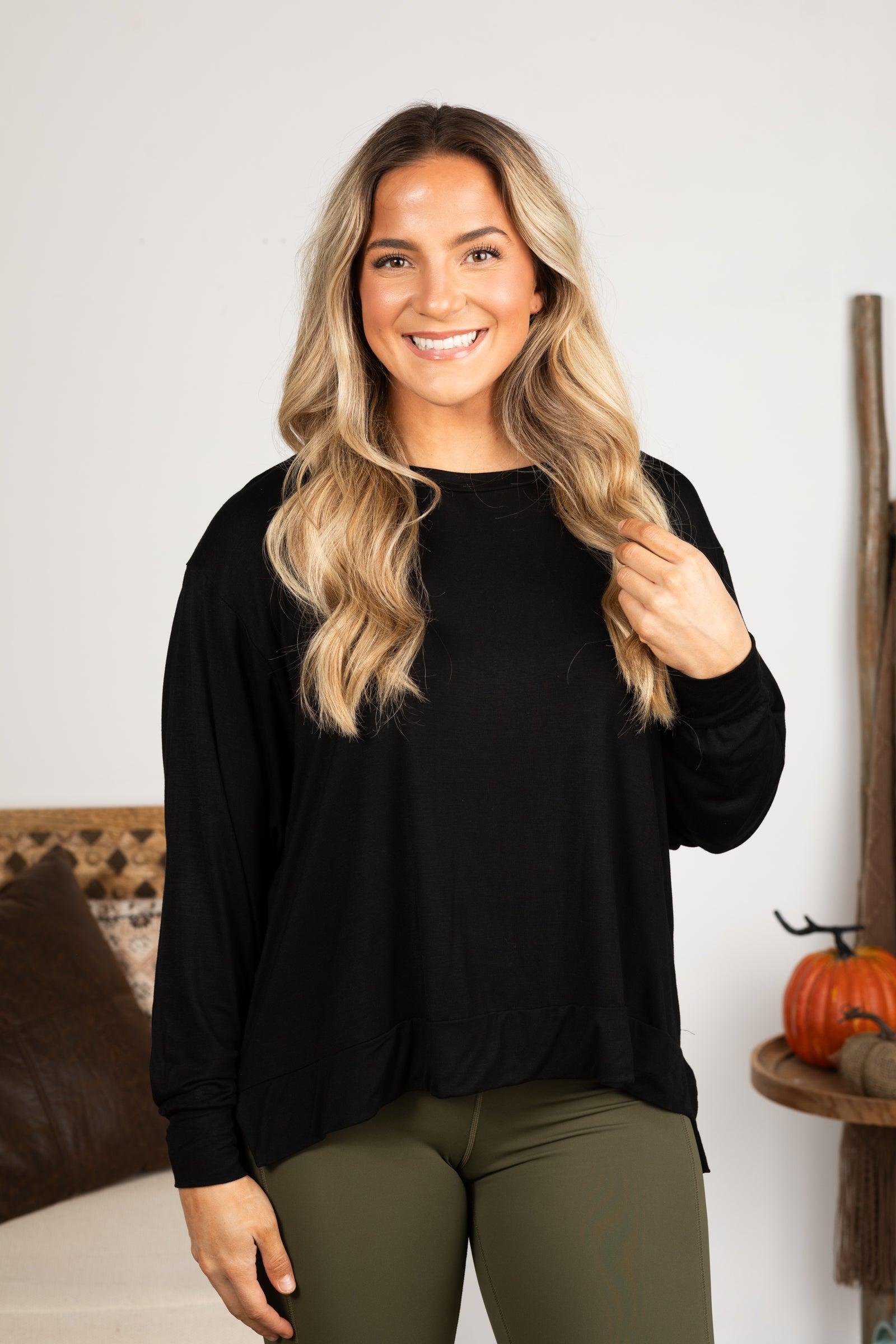 Super Soft Basic Dolman Sleeve Top Product Image