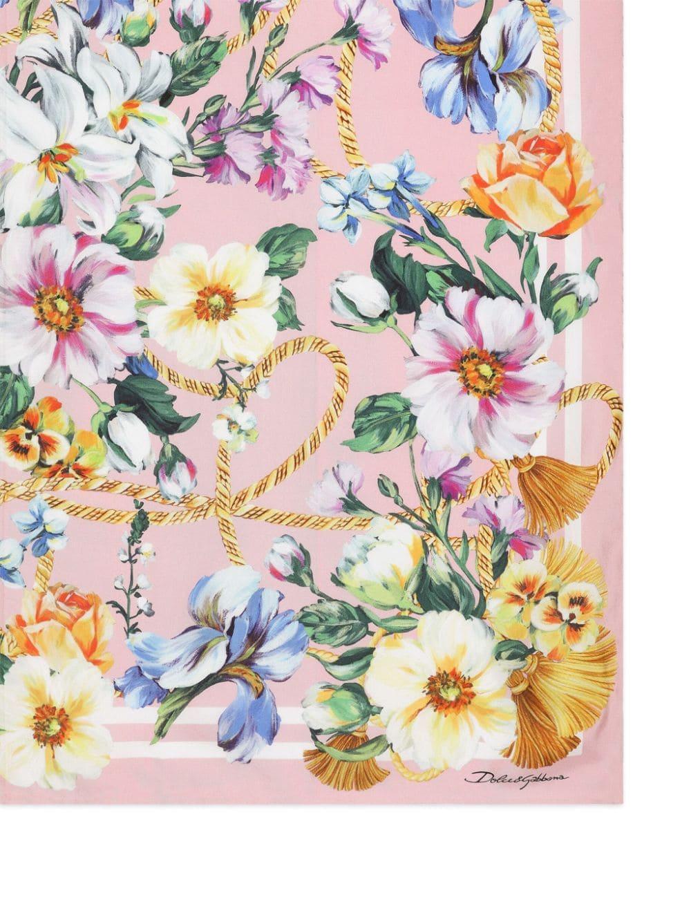 DOLCE & GABBANA Foulard In White Product Image