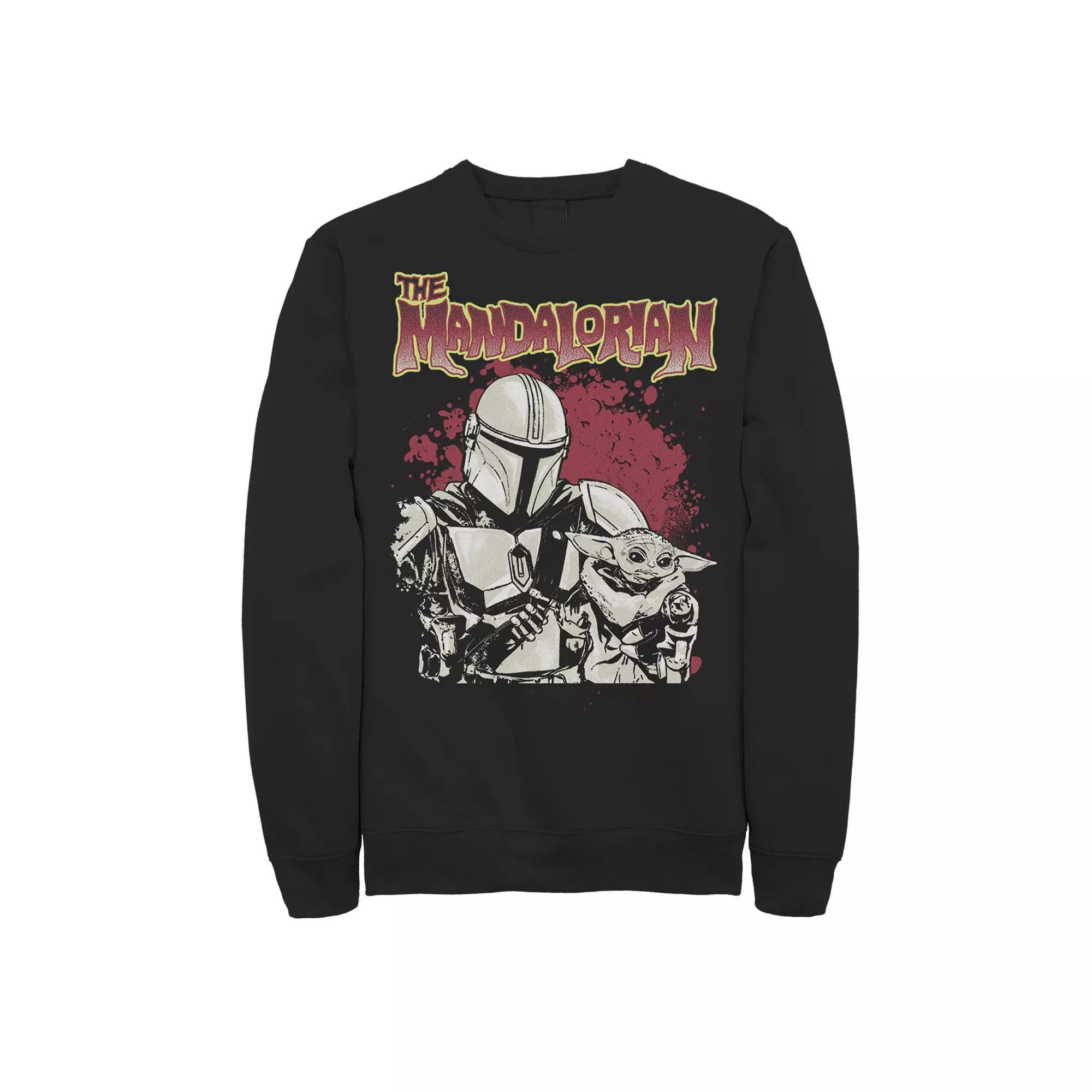 Men's Star Wars Manalorian Nice Pair Sweatshirt, Size: Large, Black Product Image