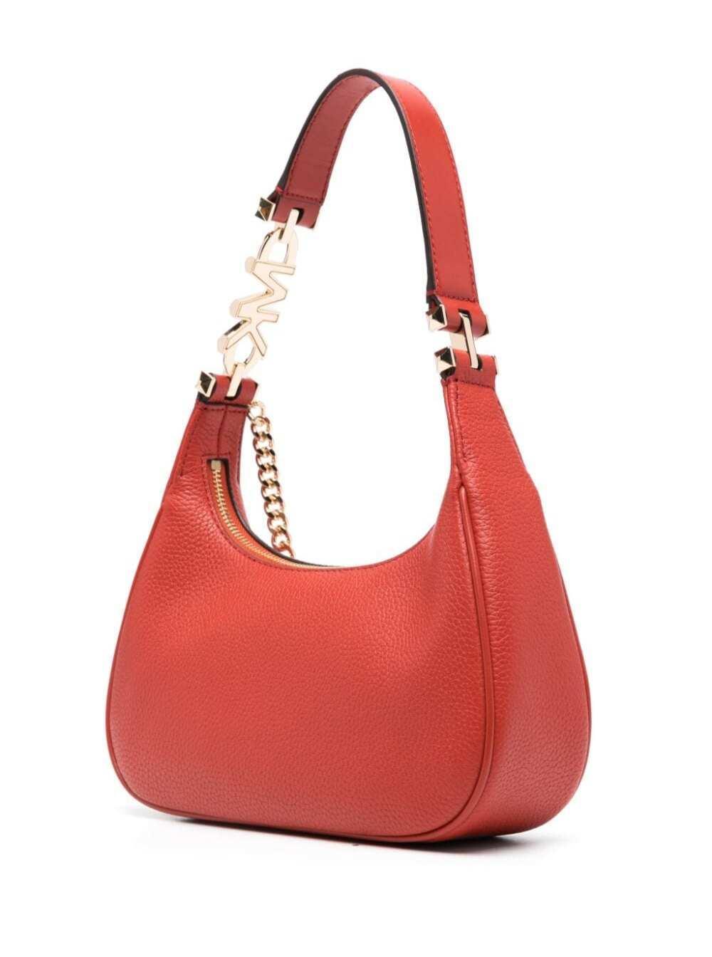 MICHAEL KORS Leather Bag In Light Brown Product Image