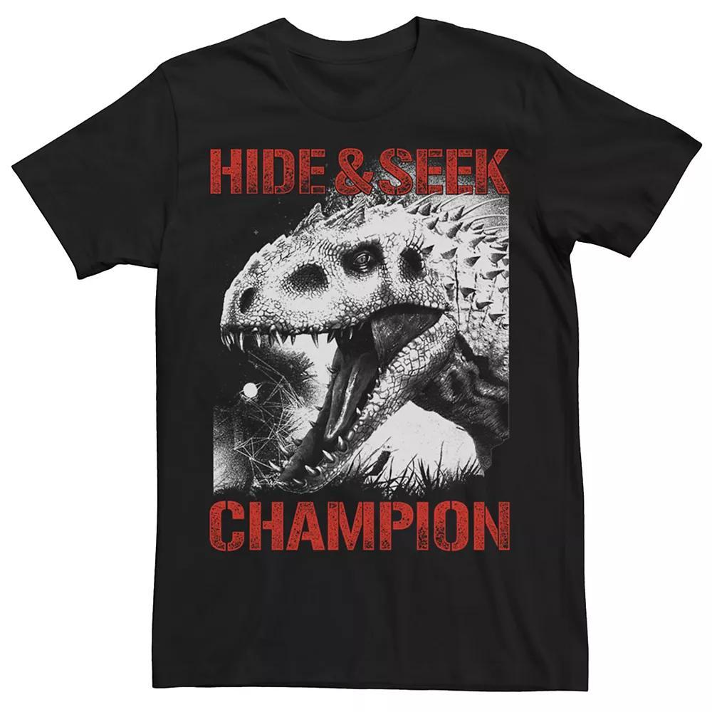 Men's Jurassic World Indominus Hide & Seek Champ Graphic Tee, Size: XL, Blue Product Image