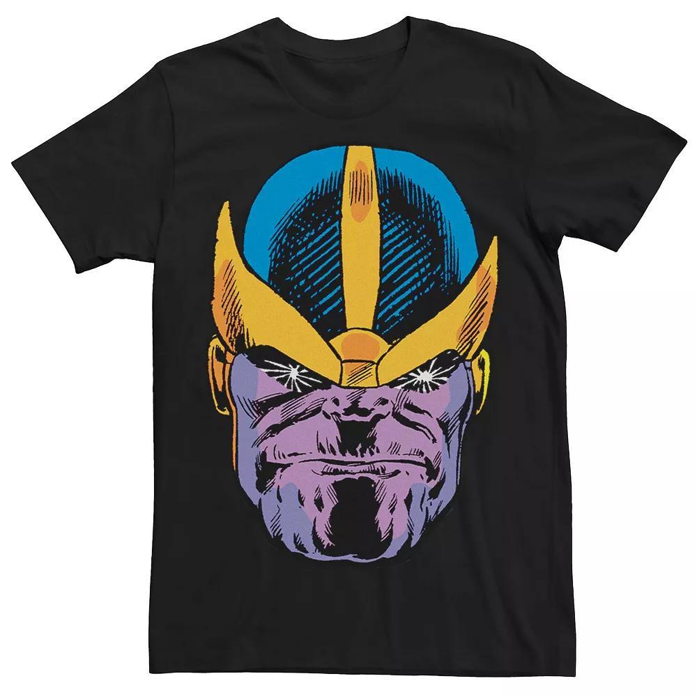 Men's Marvel Avengers Thanos Stare Big Face Tee, Size: Large, Black Product Image