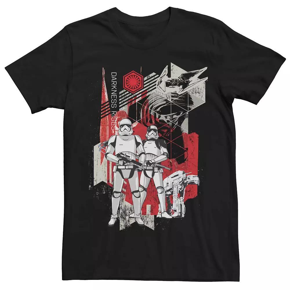Men's Star Wars First Order Troopers Darkness Rises Poster Tee,  Product Image