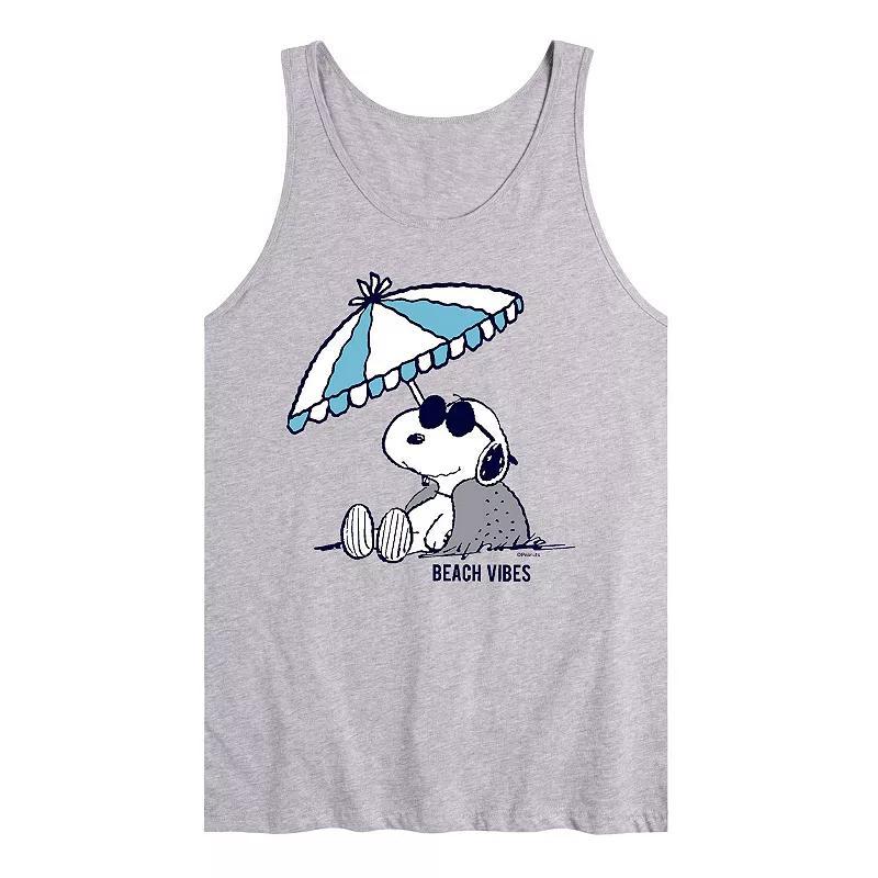 Mens Peanuts Chill Beach Vibes Tank Top Product Image