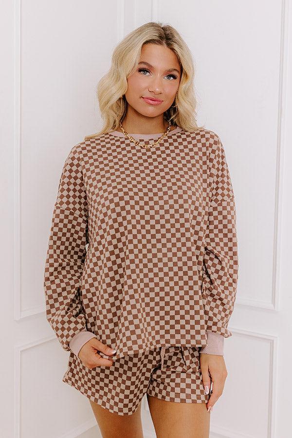 Call It Cozy Ultra Soft Tee in Mocha Product Image