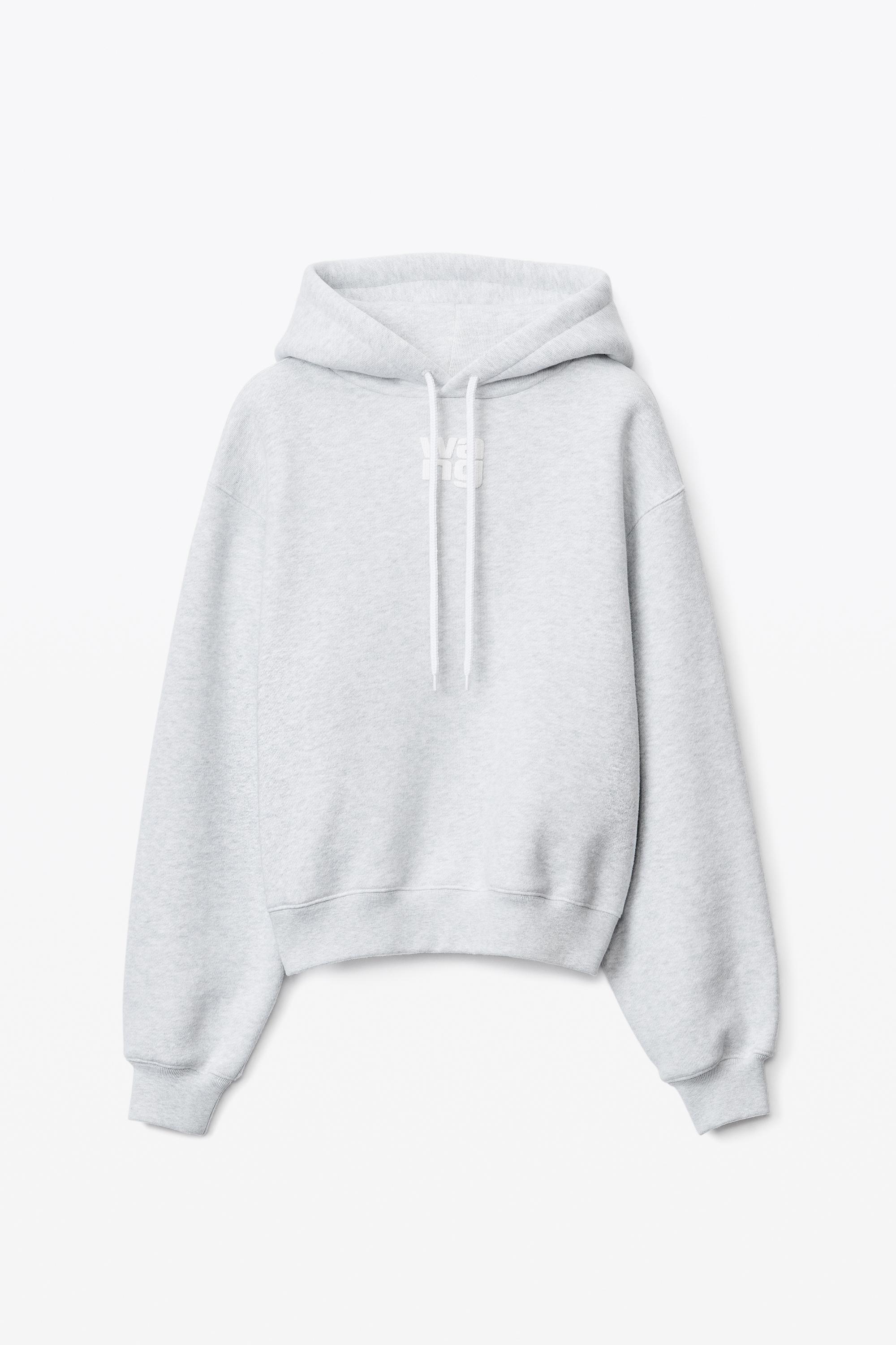 Puff Logo Hoodie In Structured Terry Product Image