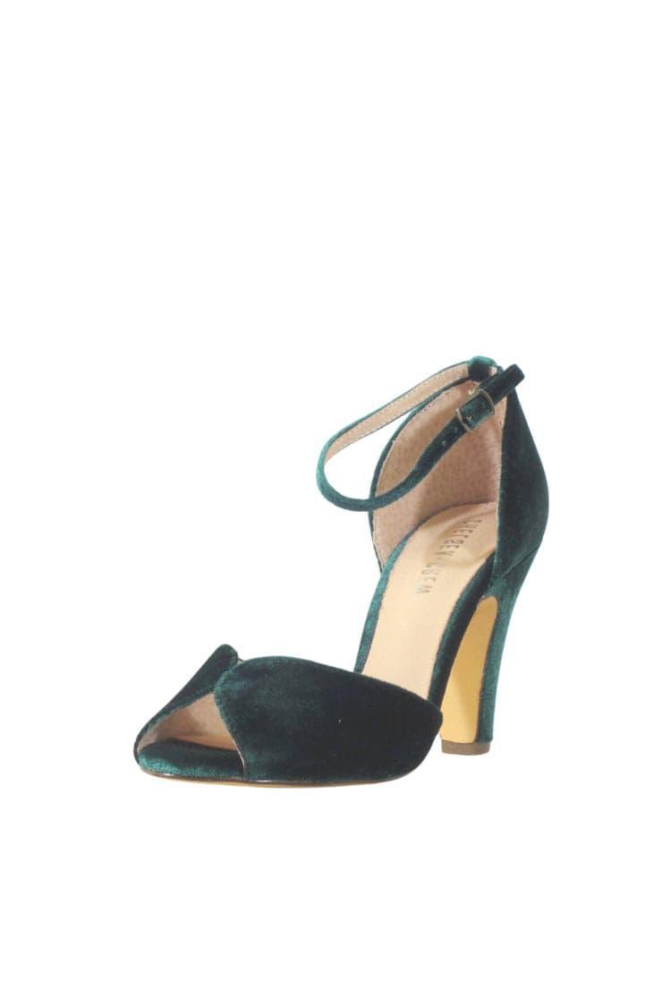 Lola Velvet Heels Product Image