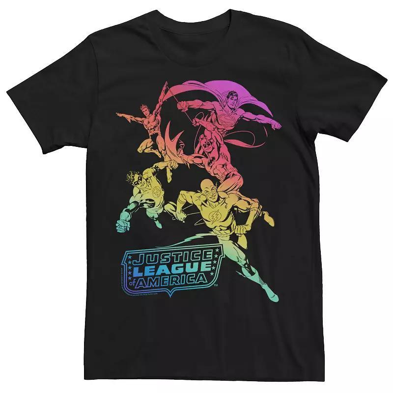 Adult DC Comics Pride Justice League Rainbow Gradient Tee, Men's,  Product Image