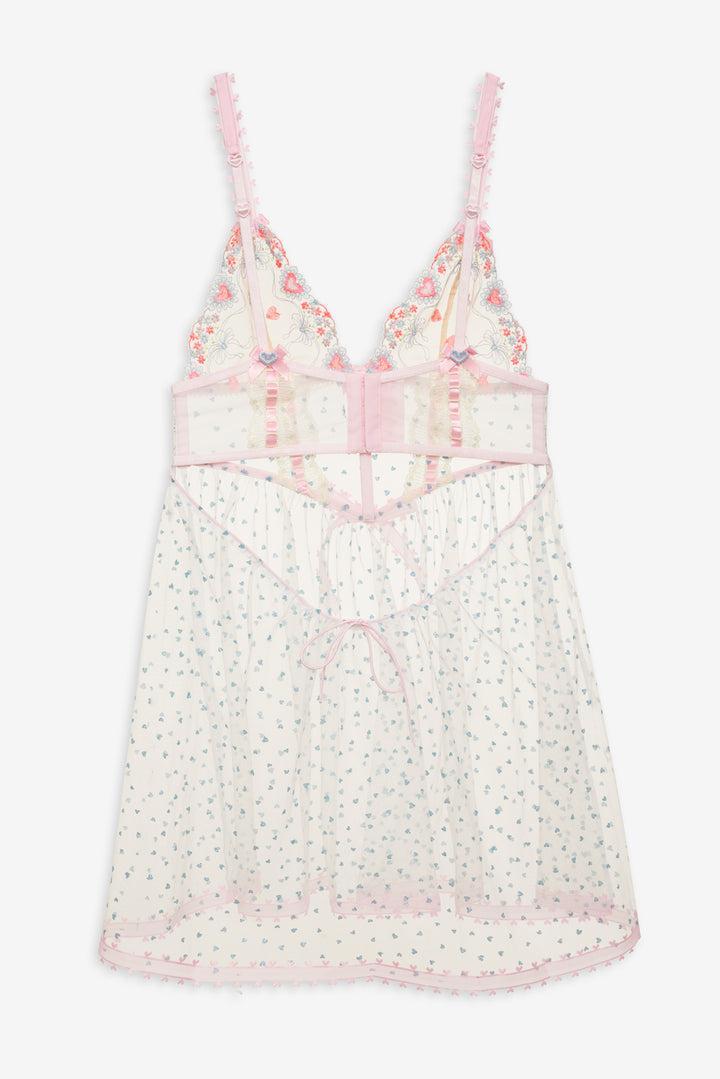 Gabriella Slip Dress — Blue Product Image