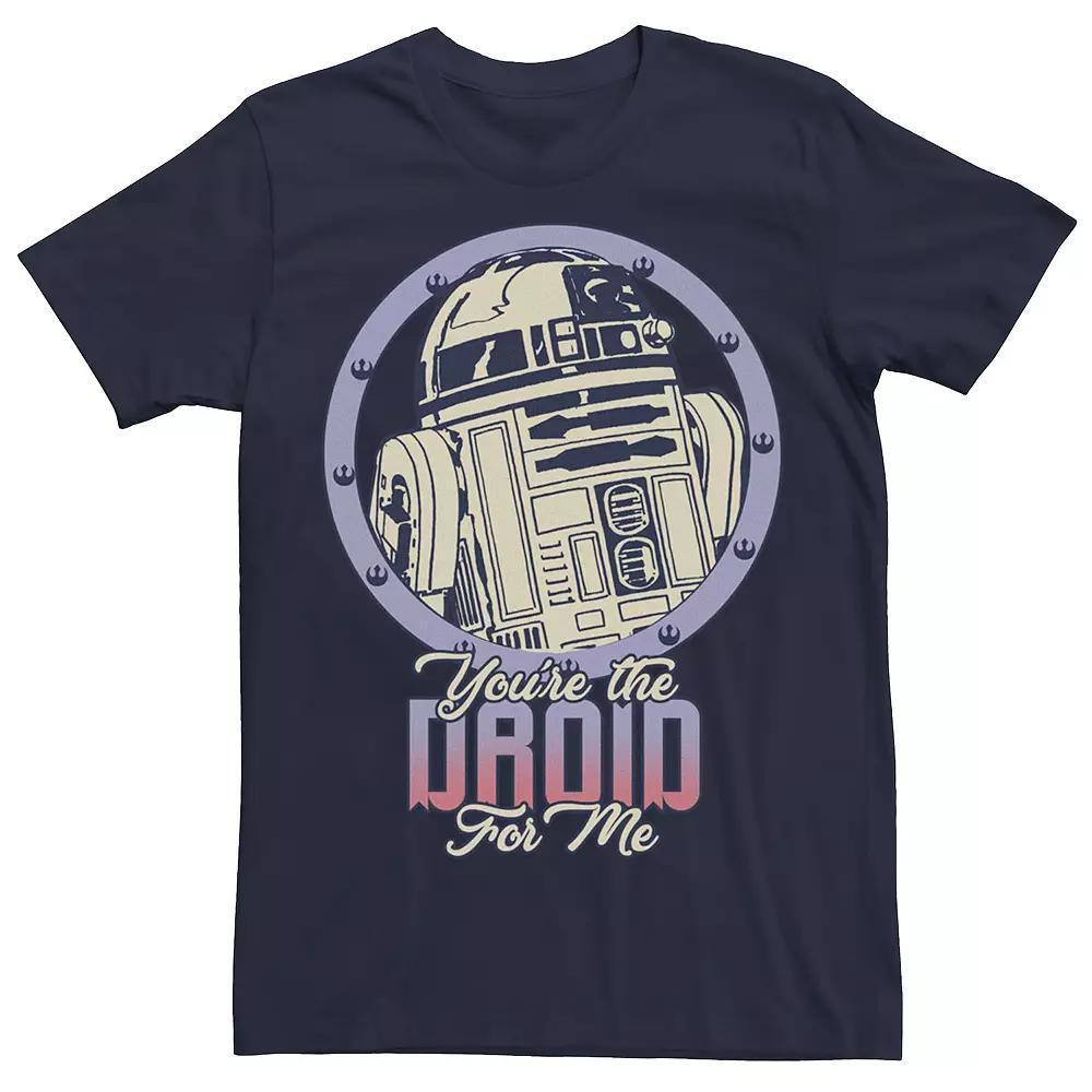 Men's Star Wars R2-D2 Droid For Me Valentine's Tee, Size: Medium, Blue Product Image