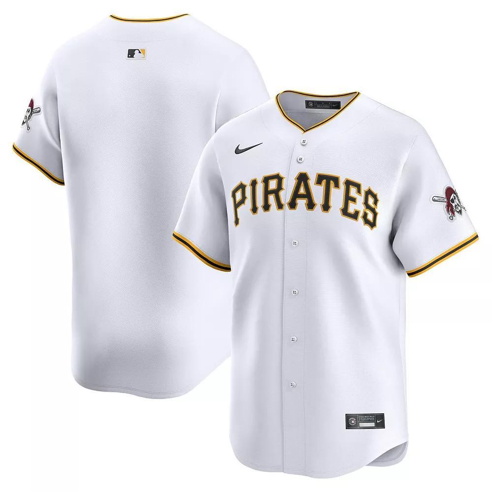 Men's Nike White Pittsburgh Pirates Home Limited Jersey,  Product Image