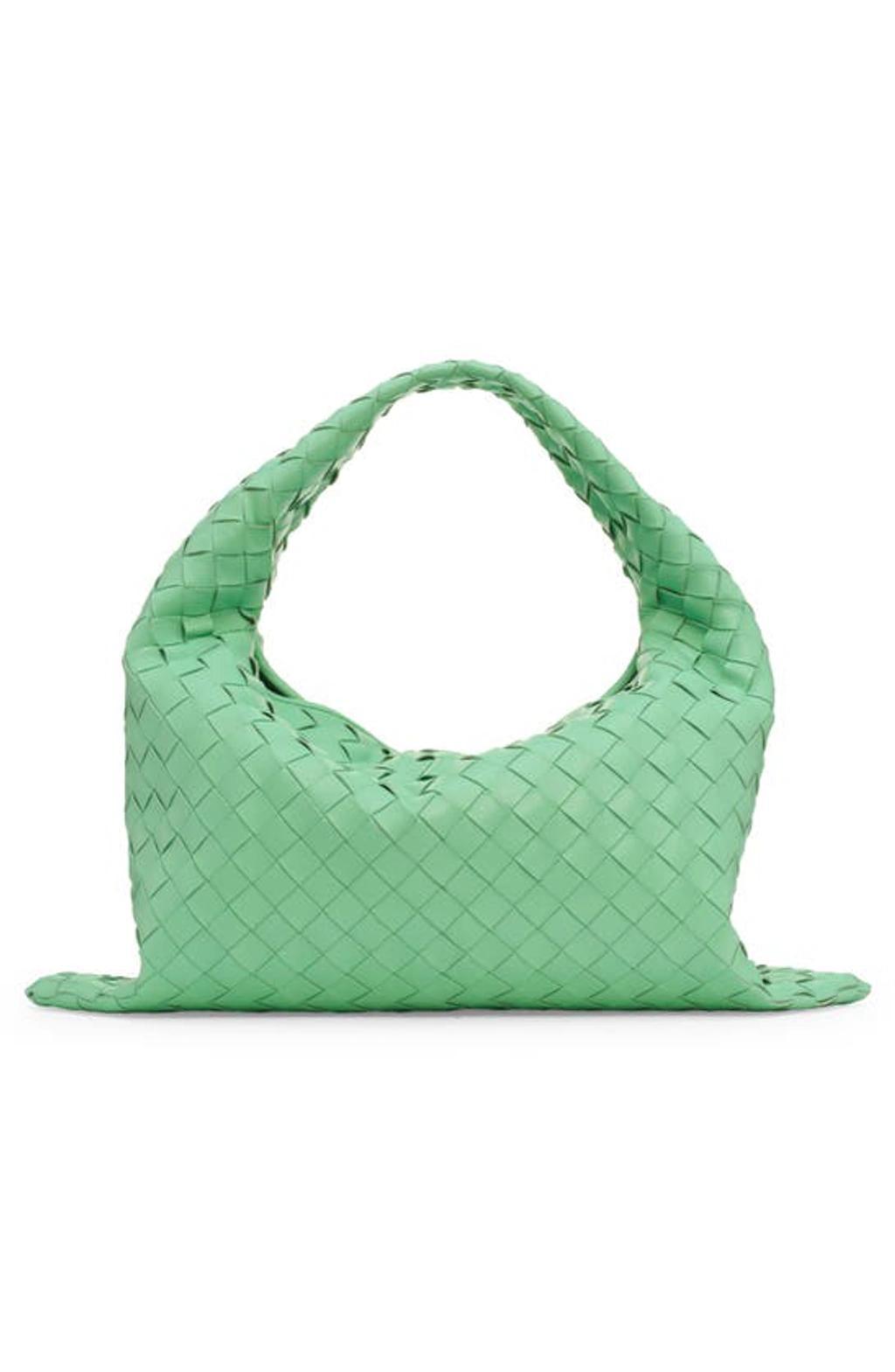 BOTTEGA VENETA Small Hop Hobo Bag In 3981 Siren-muse Brass Product Image