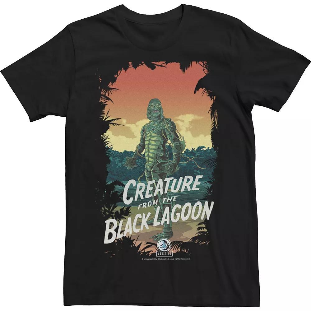 Men's Universal Monsters Creature From The Black Lagoon Dark Frame Tee,  Product Image