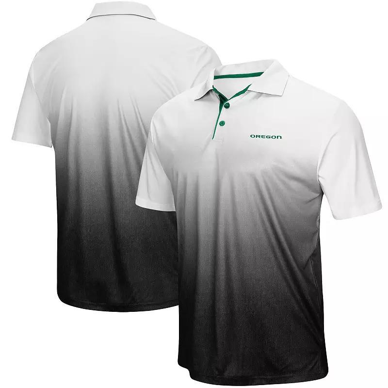 Mens Colosseum Gray Oregon Ducks Wordmark Magic Polo Product Image