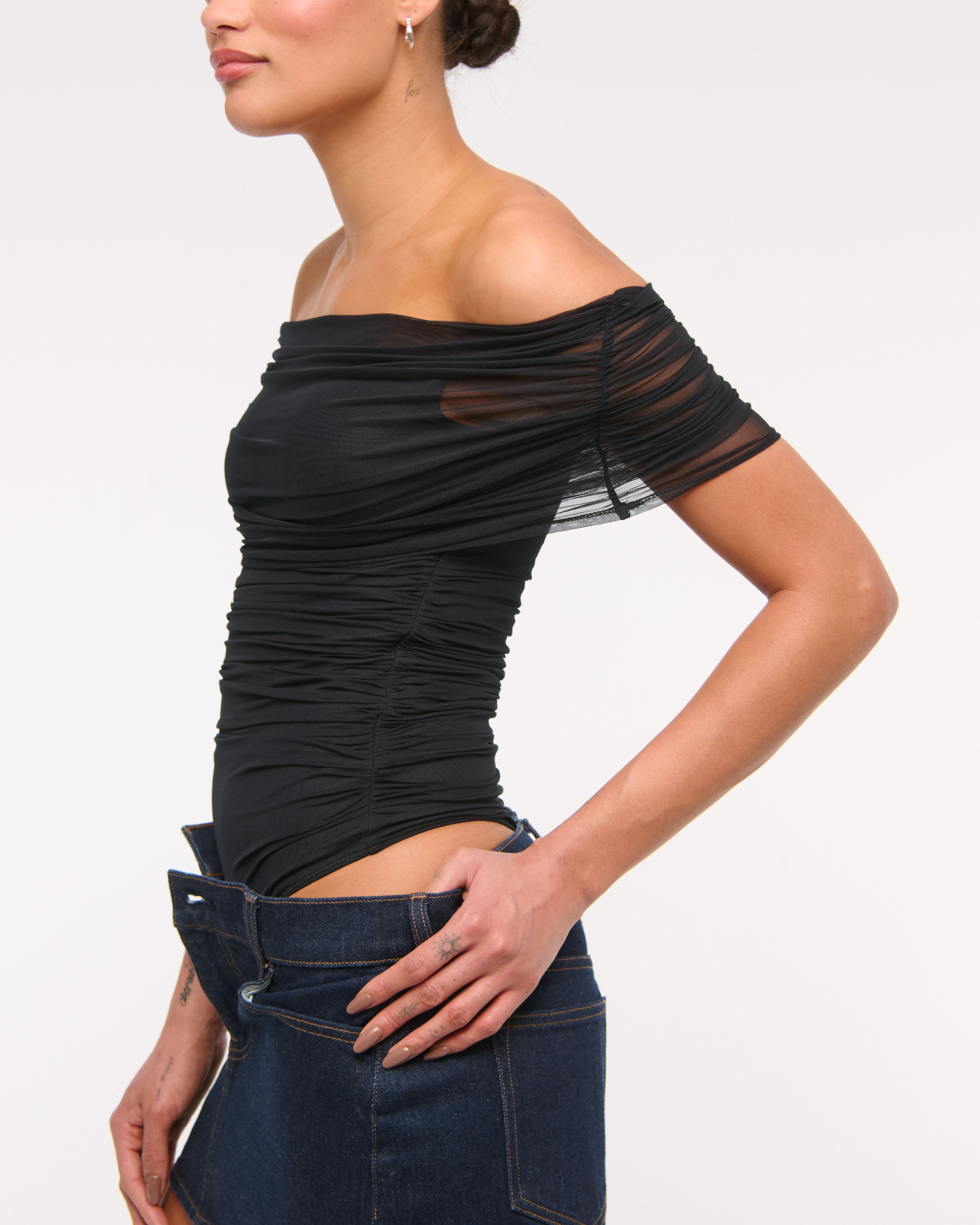 Mesh Foldover Bodysuit Product Image